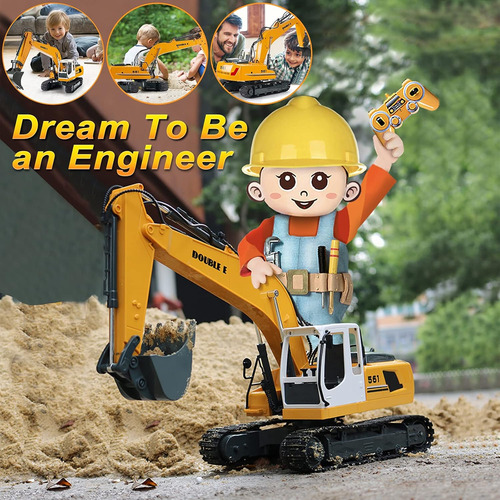 Double E Excavadora Rc 3 En 1 Para Camión De Construcción