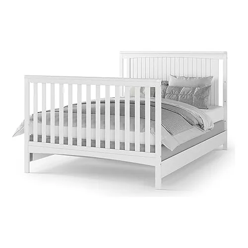 Los Rieles De Cama De Tamaño Completo De Convierten La Cuna