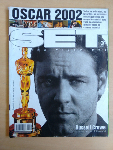 Revista Set 177 Russel Crowe Oscar 2002 Cinema Filmes 929z