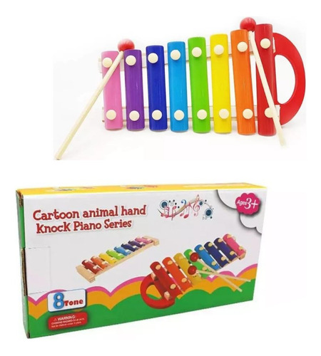 Instrumento Musical Xilofón Infantil De Madera Didáctico