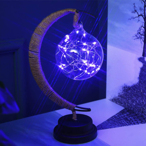 Lampara Lunar Encantada 2023 Luna Led Usb Arbol Parpadeante