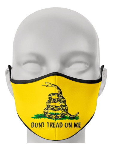 Tapaboca Milei Libertario Dont Tread On Me Serpiente Gadsen 