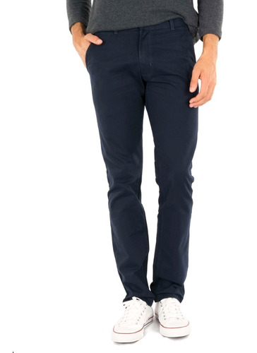 Imagen 1 de 4 de Pantalón Recto Hombre Gabardina- Varios Colores - B A Jeans