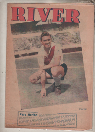 Revista Partidaria River - Vs Estudiantes - Nº 452  Año 1952