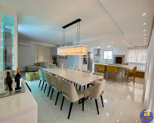 Imagem 16 de 30 de Excelente Apartamento 4 Suítes, 3 Vagas De Garagem Na Meia Praia Em Itapema/sc - Imobiliária África - Co00033 - 69945458