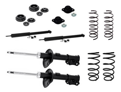 Kit X12 Amortiguadores, Bases, Resortes Ag Pontiac G3 06-09