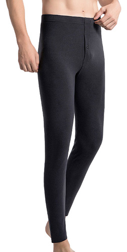 Leggins De Invierno Con Forro Polar Para Hombre, Cálidos, Có