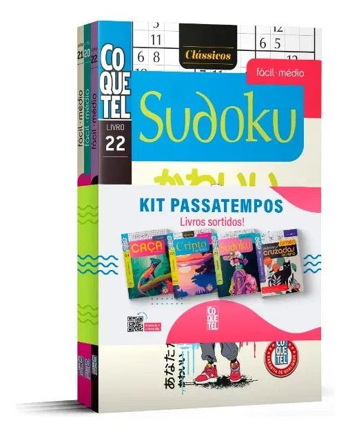 Kit Coquetel Sudoku Fácil/médio 1
