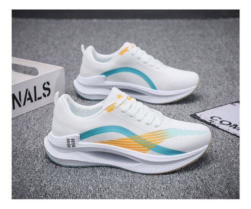 Calçados Esportivos Tenis Air Knit Para Running Women Branco