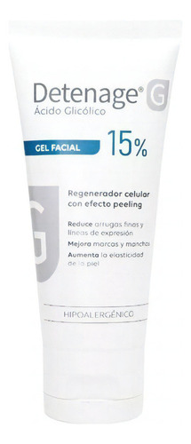 Detenage G Gel Facial 15% Ácido Glicólico Antiedad Arrugas