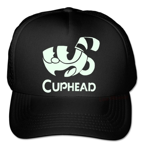 Gorra Cuphead Brillan En La Oscuridad