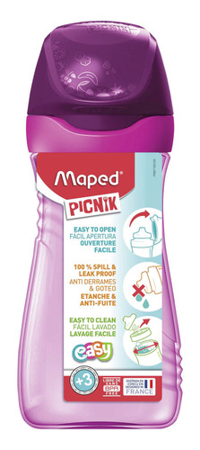 Botella Maped De Agua Plástica Picnik Origins 430ml Kids