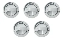 Comprar Juego De 5 Perillas Para Cocina Orbis Convecta Blancas