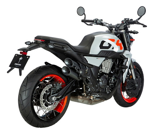 Zontes Gk 350 - Plata/naranja - Beta Del Nea