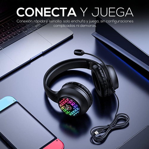Audífonos Alámbricos Micrófono Integrado Diadema Ajustable X7 Pro