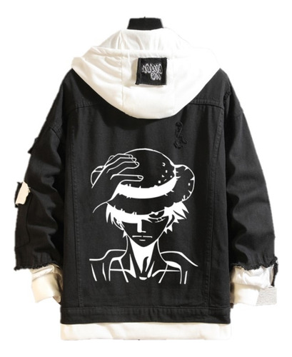 Chaqueta Vaquera One Piece Monkey D Luffy Anime Peripheral L