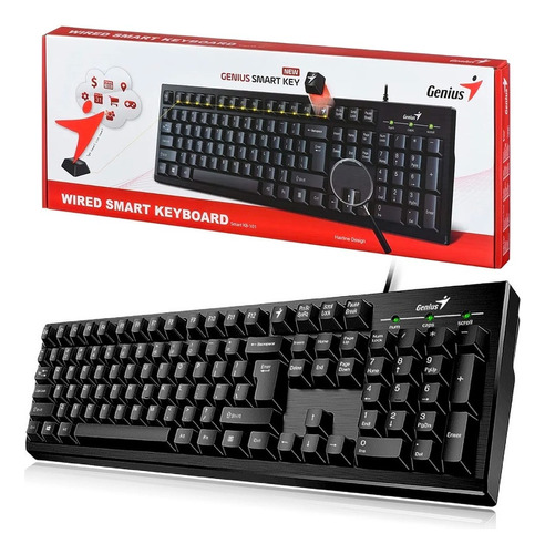 Teclado Genuis Smart Kb-101 Alámbrico Usb