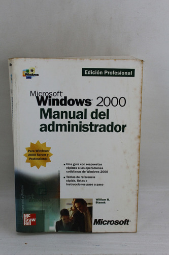 L3696 William Stanek - Windows 2000 Manual Del Administrador (Usado)