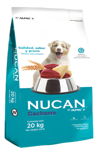Nucan Cachorro By Nupec 20kg Alimento Balanceado Para Perro