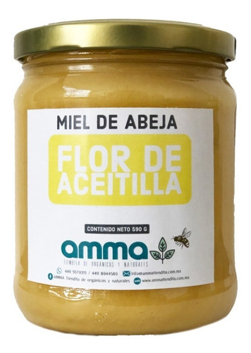 Miel De Flor De Aceitilla 100% Pura Gourmet 590g Mantequilla