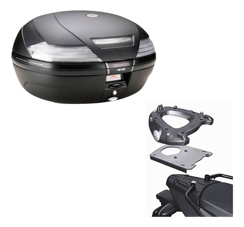 Baul Trasero 47 Ltrs Con Soporte Para Bmw F 800 Gs Adventure