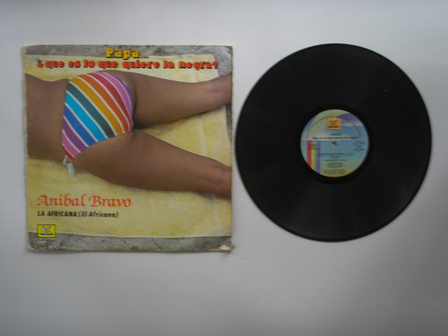 Lp Vinilo Anibal Bravo La Africana Papa Que Prin Usa 1983