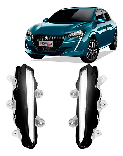 Drl Luz Diurna Peugeot 208 2020 2021 2022 2023 2024