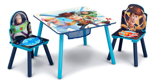 Juego De Mesa Y Sillas Para Niños Toy Story 4 Disney