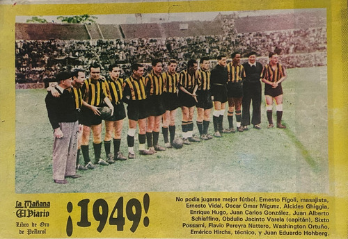 Poster Peñarol Del Libro De Oro 1991 Plantel 1949 Ez2c