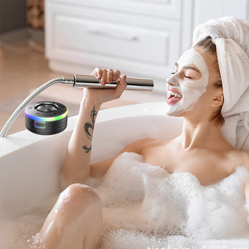 5.2 Audio Bluetooth Rgb Adsorbible Para Baño, Alta Fidelidad