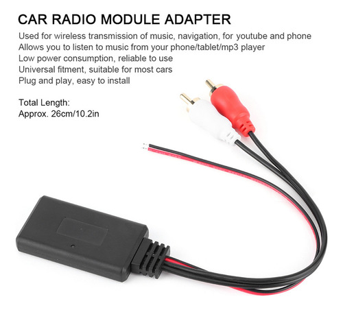 Adaptador De Módulo Bluetooth Inalámbrico Universal Aux Audi