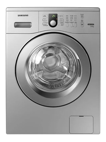 Lavarropas Samsung Ww70m0nhuu 7kg Plata 1000rpm Frontal