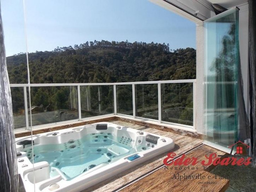 Imagem 1 de 15 de Penthouse Tamboré: Finíssima Decoração: Porteira Fechada - Es336k