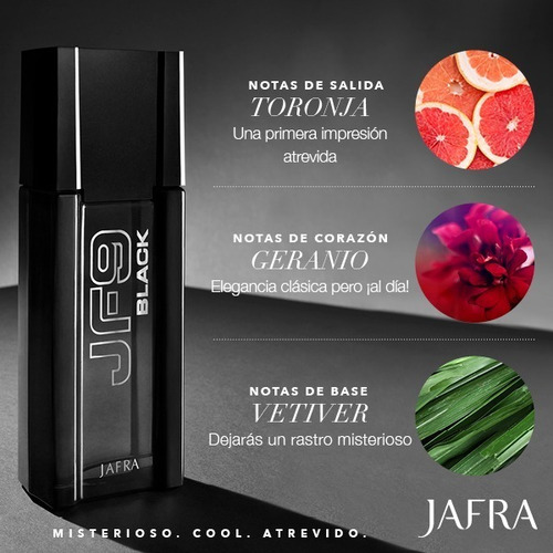Jf9 Red Intense Jafra Hombre + Jf9 Black + Envio Gratis