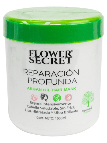 Crema Reparadora De Cabello Con Aceite De Argán 1000ml