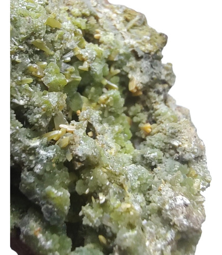 Mimetita Con Wulfenita: Especimen De Colección Plus 33g
