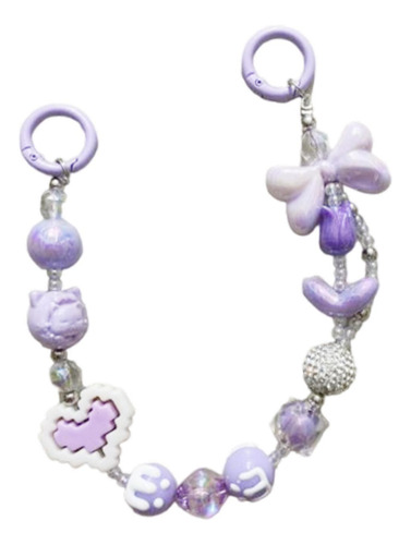 Llavero Con Cuentas Bolso Decoración Pulsera Mujer Pulsera