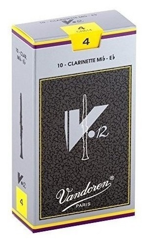 Vandoren Eb Clarinete V12 Cañas De Fuerza 25; Caja De 10