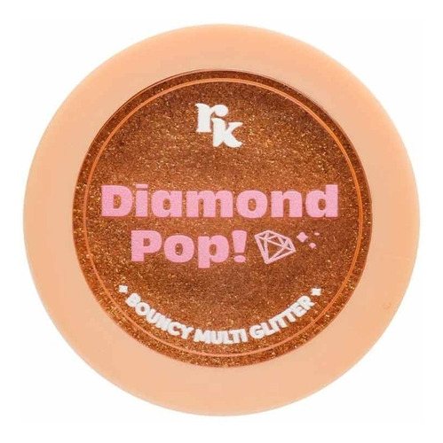 Imagem 3 de 3 de Diamond Pop Gold Glow Rk By Kiss - Bouncy Multi Glitter