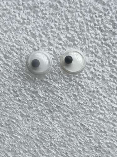 Ojos Movibles De 6mm Para Muñecos Manualidades