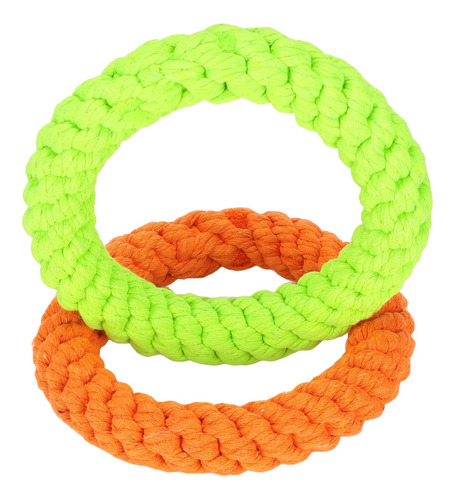 Juguetes Para Perros Tug Of War, 2 Unidades, Anillos, Cuerda