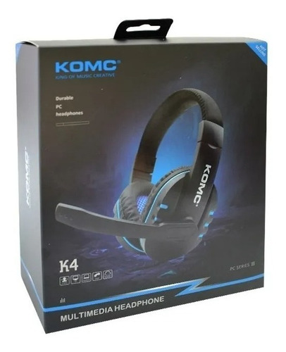 Auriculares Gamer Komc K4 Pc 2 Jack