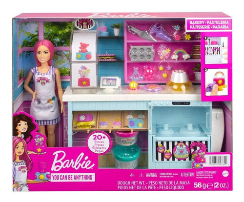 Boneca Barbie - Profissões Confeitaria Hgb73 - Mattel