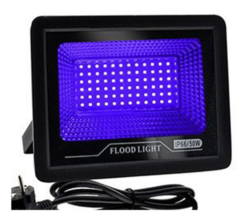 Foco Led Proyector Uv Luz Ultravioleta 30w Fiesta Fluor