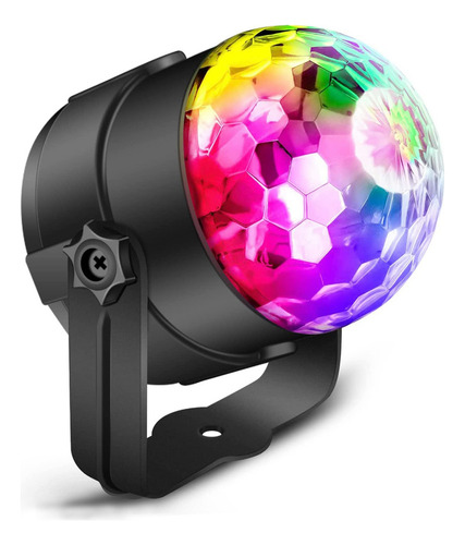 Disco, Luz De Discoteca Rgb Giratoria De 360° Con Mando A Di