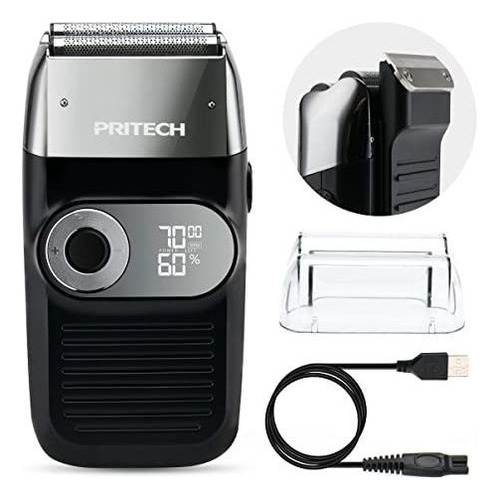 Pritech Maquinilla De Afeitar Electrica Para Hombres