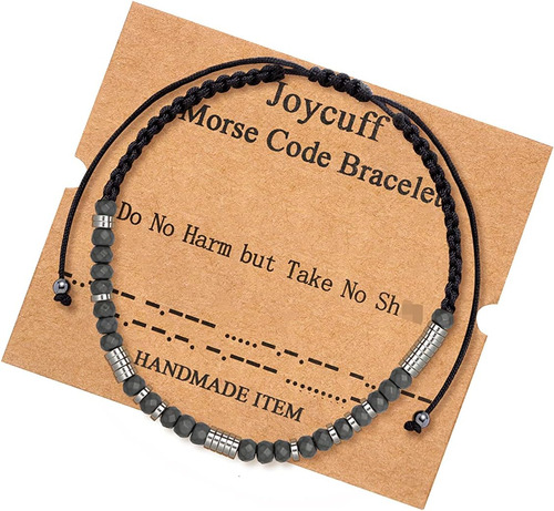 Pulseras Joycuff Do No Harm Inspiradoras En Código Morse Par