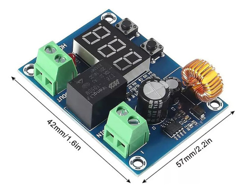 Xh-m609 Módulo De Desconexión Digital De Bajo Voltaje 12-36v