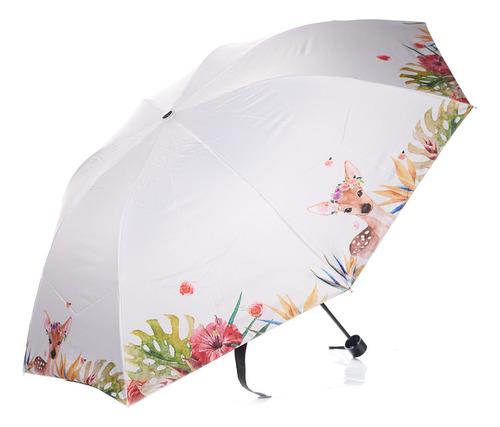 Yoi Paraguas De Moda Plegable Con Asa De Mano Um125 Paraguas