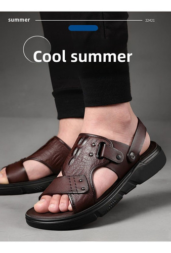 Sandalias De Playa Antideslizantes Para Hombre, Zapatos De A